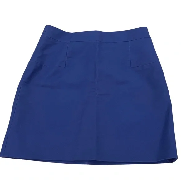 Crew Skirts J Crew Royal Blue Cotton Mini Skirt Size